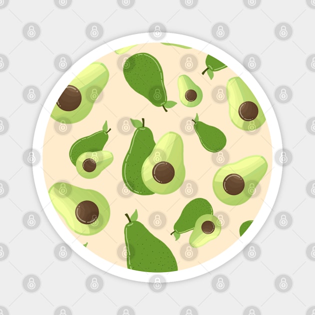 AVOCADO Magnet by ulricartistic